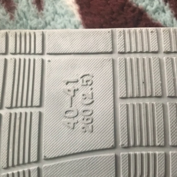 Grey warm slippers. Size 8. Very Comfortable. With hard soles. - Picture 8 of 9